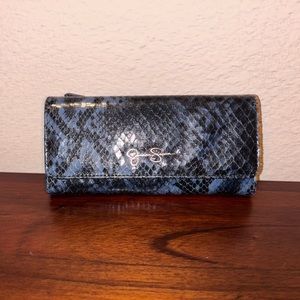 Jessica Simpson Snakeskin Bifold Wallet - (Like new condition)
